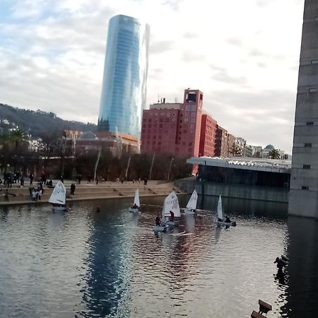 Coqueto Apartamento Frente Al Guggenheim Bilbao Buitenkant foto